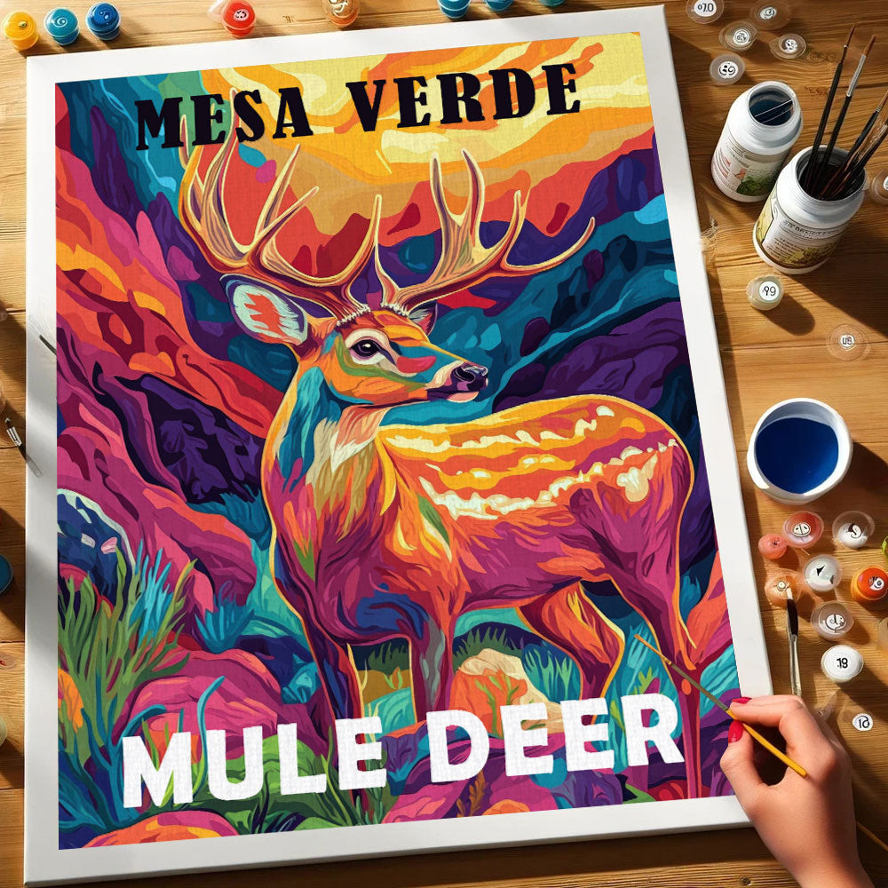 Mesa Verde National Park Animal | Paint by Numbers Kit