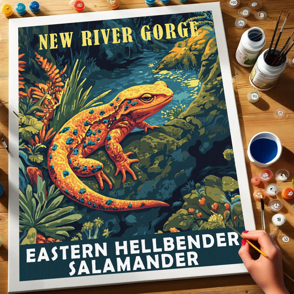 New River Gorge National Park Animal | Paint by Numbers Kit