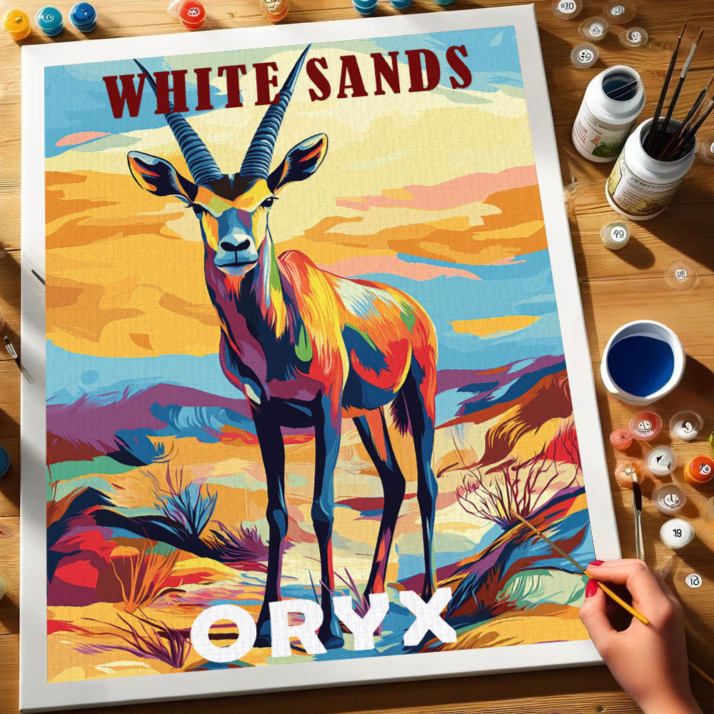 White Sands National Park Animal | Paint by Numbers Kit