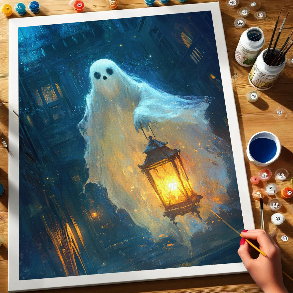 Spooky Ghost | Paint by Numbers Kit