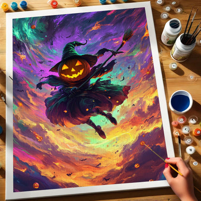 Pumpkin Reaper | Paint by Numbers Kit