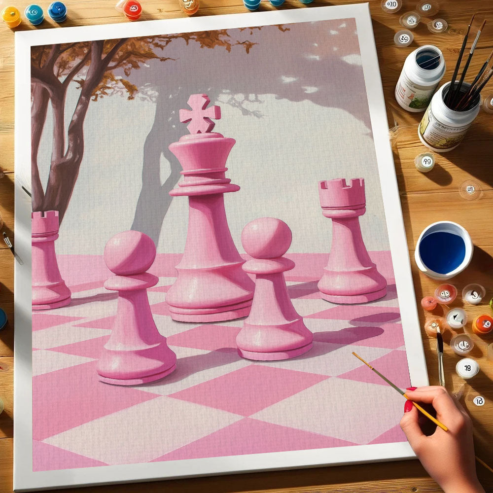 Chess Pieces | Paint by Numbers Kit