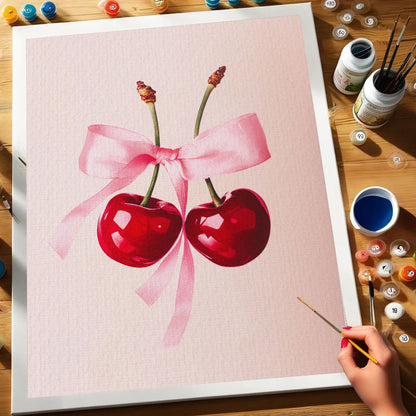 Cherry Duo | Paint by Numbers Kit