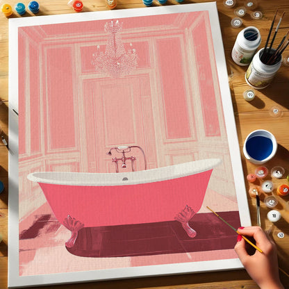 Clawfoot Tub | Paint by Numbers Kit