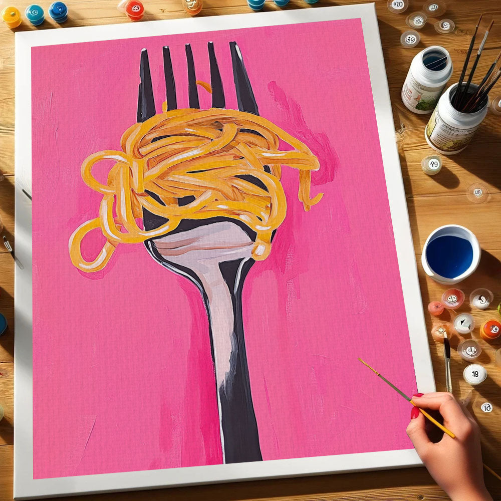 Spaghetti Fork | Paint by Numbers Kit