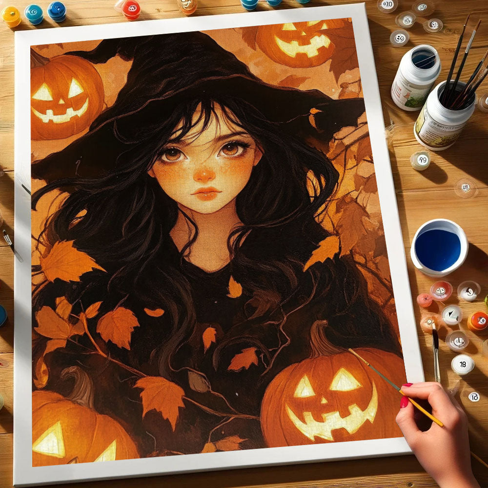 Autumn Witch | Paint by Numbers Kit