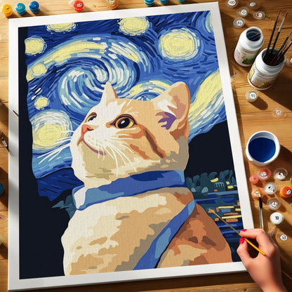 Starry Paws | Paint by Numbers Kit