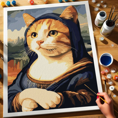 Meowna Lisa | Paint by Numbers Kit