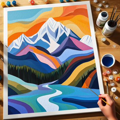 Mountain Symphony | Paint by Numbers Kit