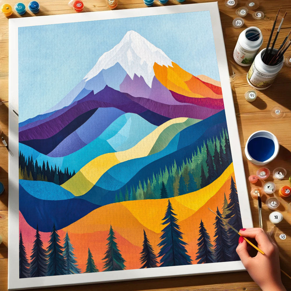 Sunset Ridge | Paint by Numbers Kit