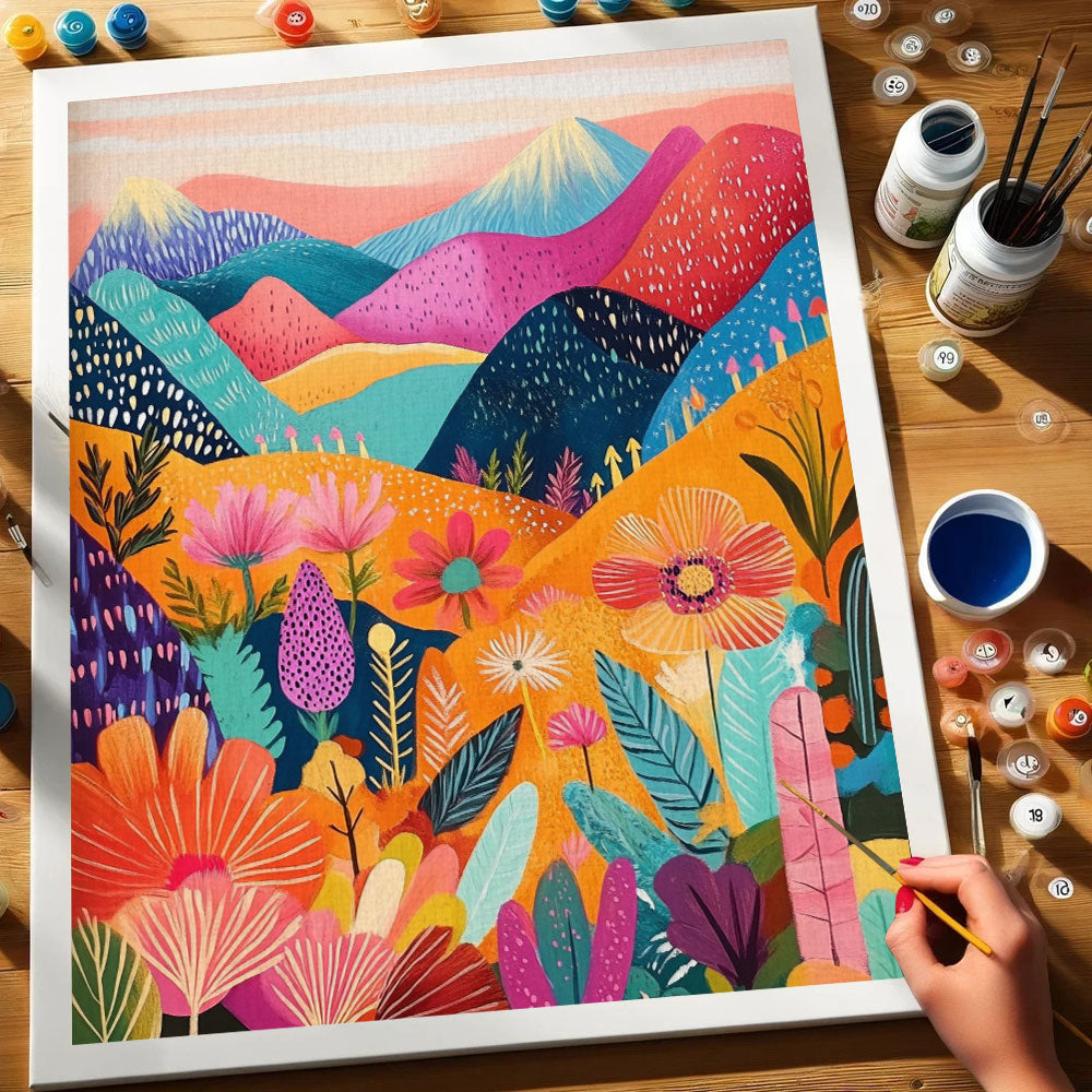 Mountain Garden | Paint by Numbers Kit