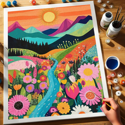 Meadow's Path | Paint by Numbers Kit