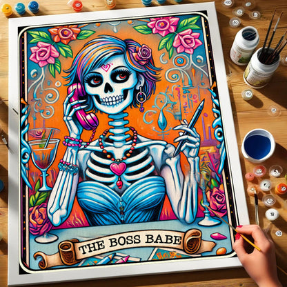 The Boss Babe - Tarot Card | Paint by Numbers Kit