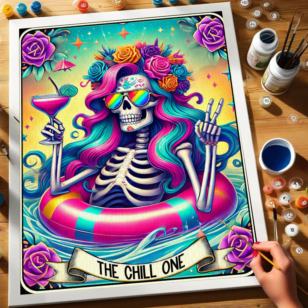 The Chill One - Tarot Card | Paint by Numbers Kit