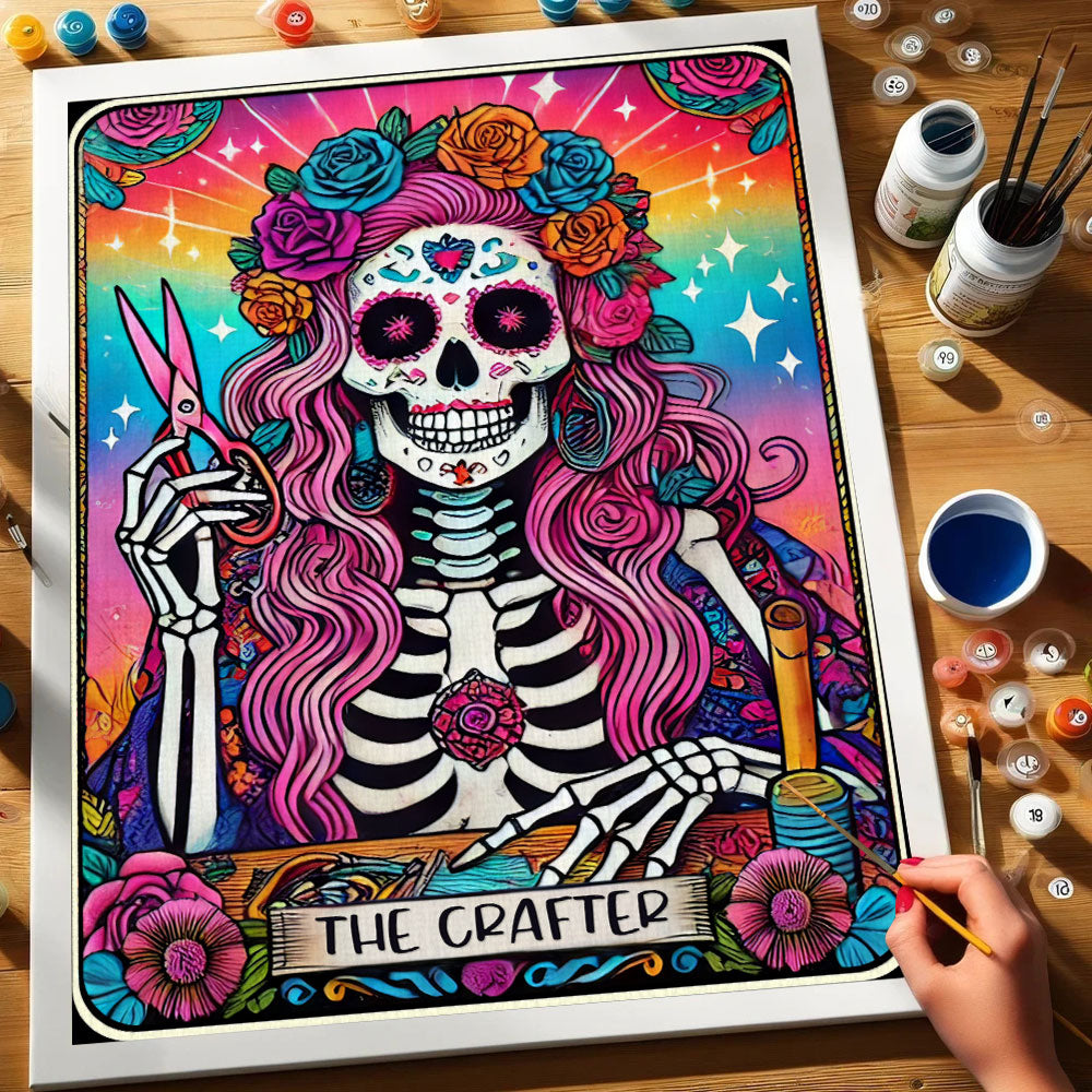 The Crafter - Tarot Card | Paint by Numbers Kit