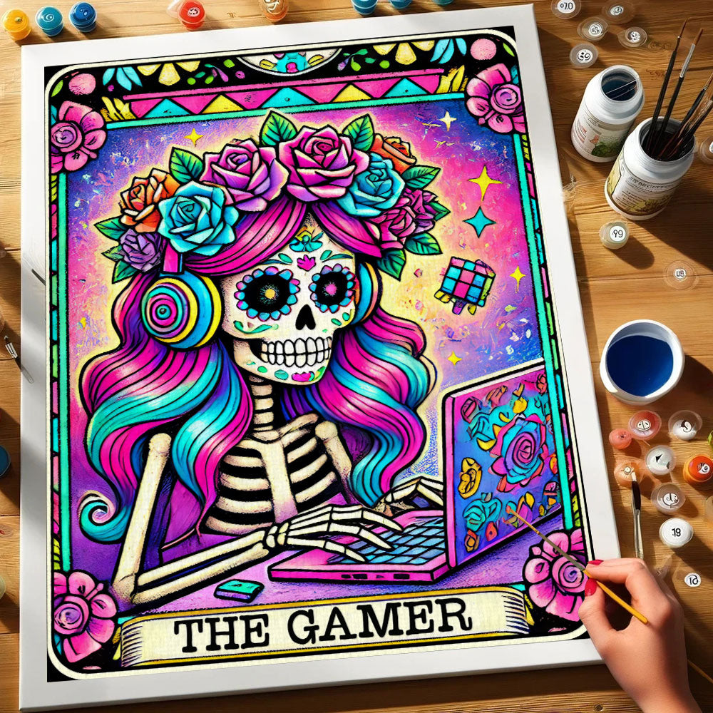 The Gamer - Tarot Card | Paint by Numbers Kit