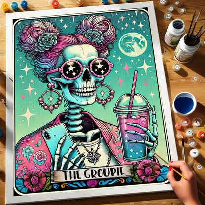 The Groupie - Tarot Card | Paint by Numbers Kit