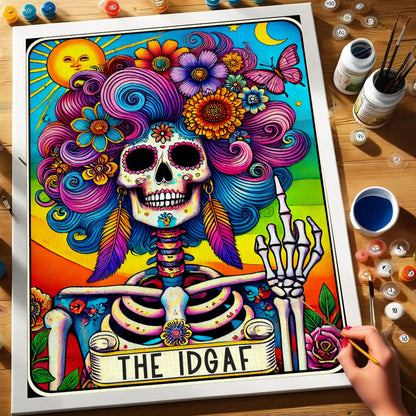 The IDGAF - Tarot Card | Paint by Numbers Kit