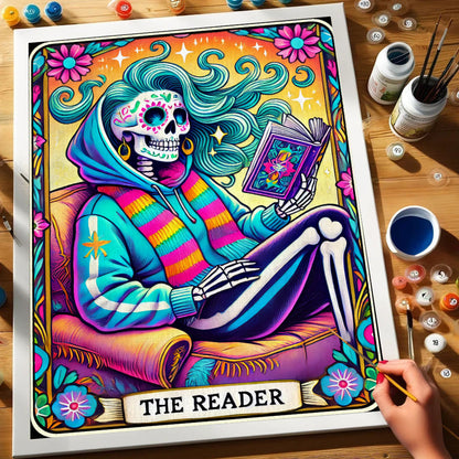 The Reader - Tarot Card | Paint by Numbers Kit