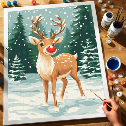 Rudolph | Paint by Numbers Kit