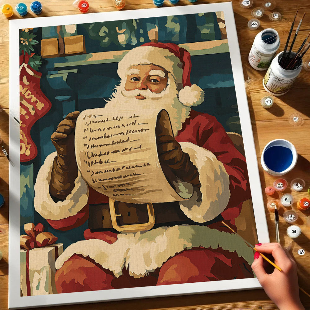 Santa’s List | Paint by Numbers Kit