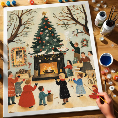 Family Gathering | Paint by Numbers Kit