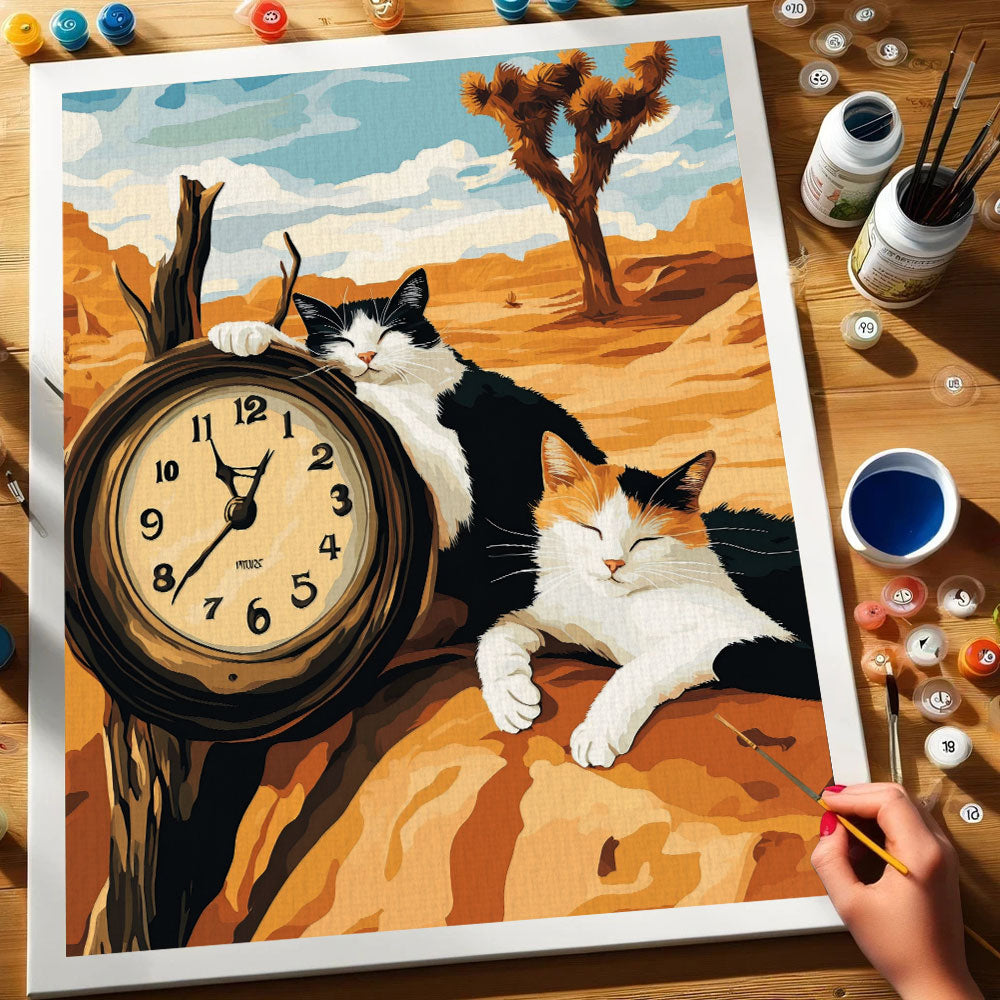 Dreamy Catnap | Paint by Numbers Kit