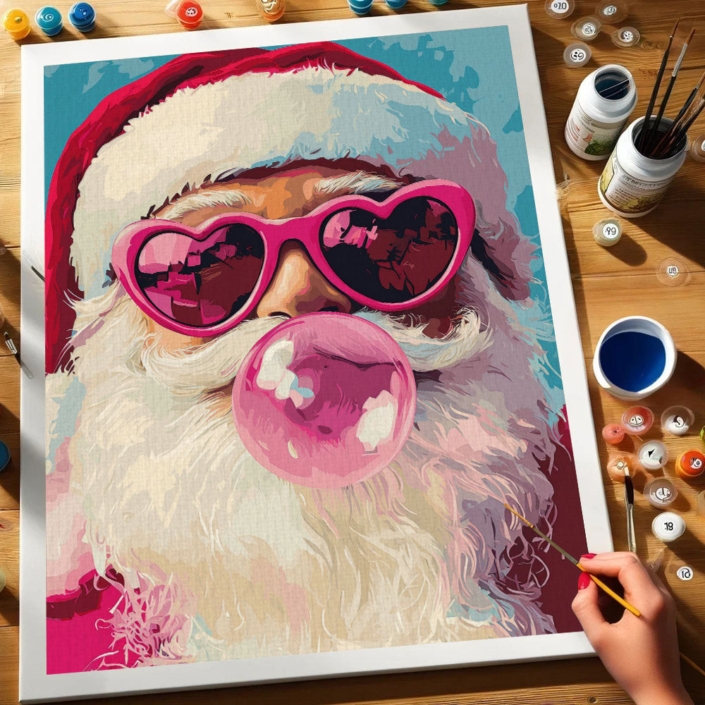 Hipster Santa | Paint by Numbers Kit