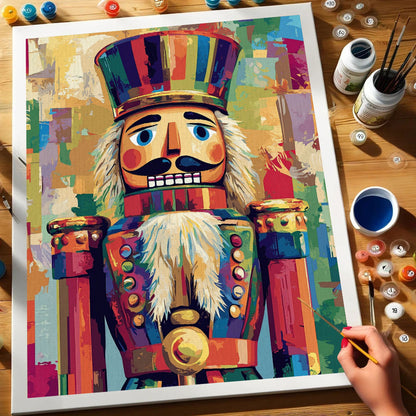 Colorful Nutcracker | Paint by Numbers Kit