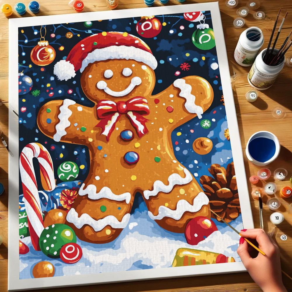 Gingerbread Joy | Paint by Numbers Kit