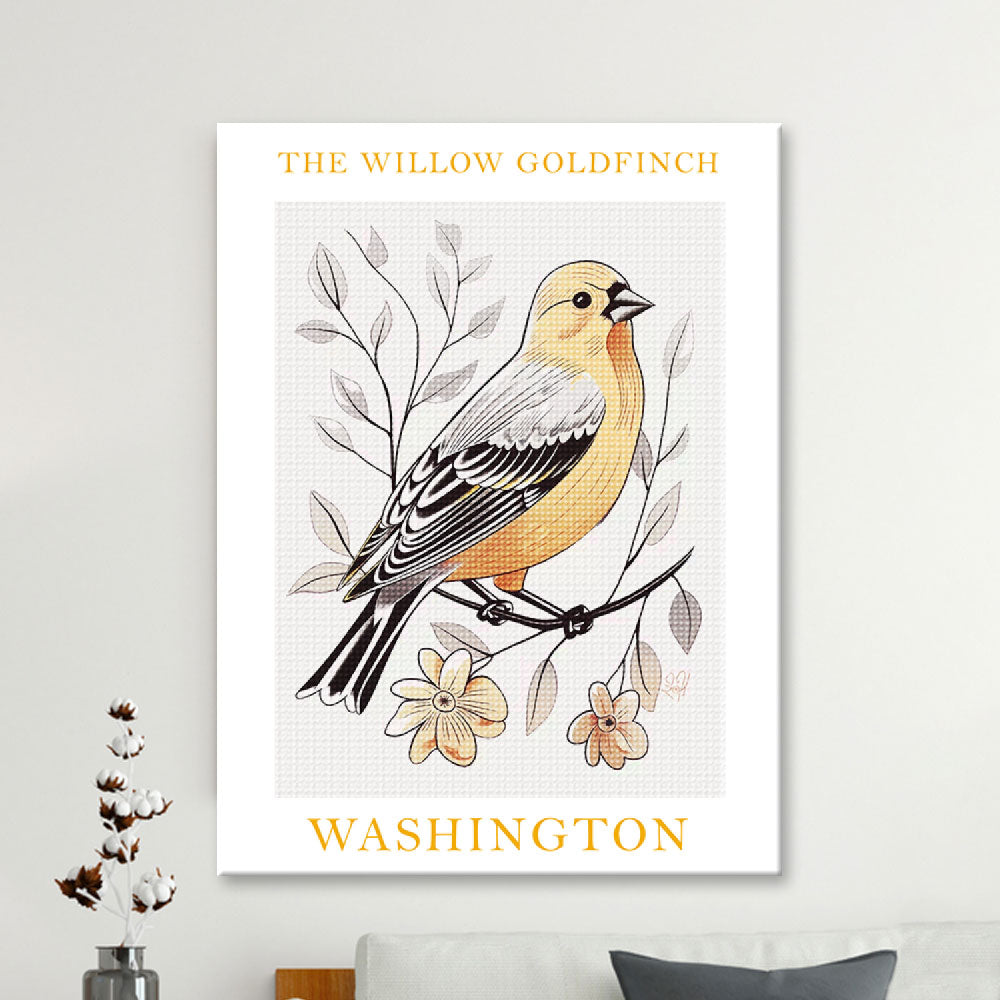 Washington State Bird Diamond Painting