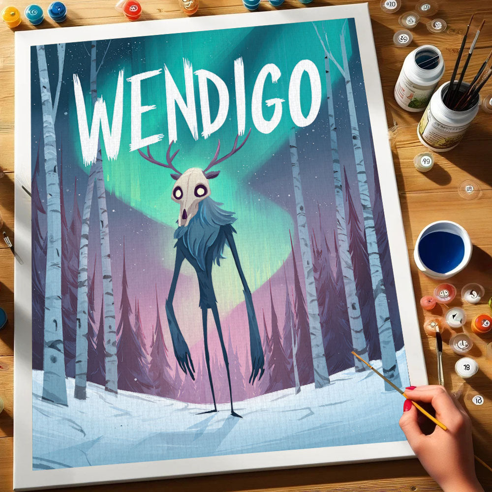 Wendigo - American Legends | Paint by Numbers Kit