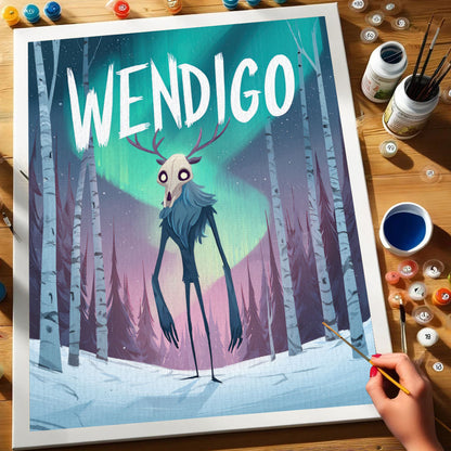 Wendigo - American Legends | Paint by Numbers Kit