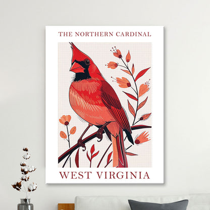 West Virginia State Bird Diamond Painting