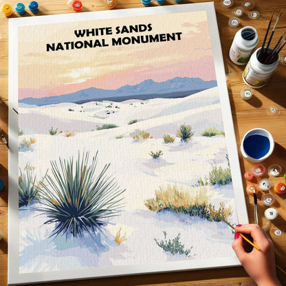 White Sands National Monument | Paint by Numbers Kit