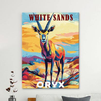 White Sands National Park Animal Diamond Painting