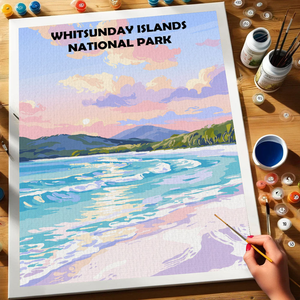 Whitsunday Islands AU National Park | Paint by Numbers Kit