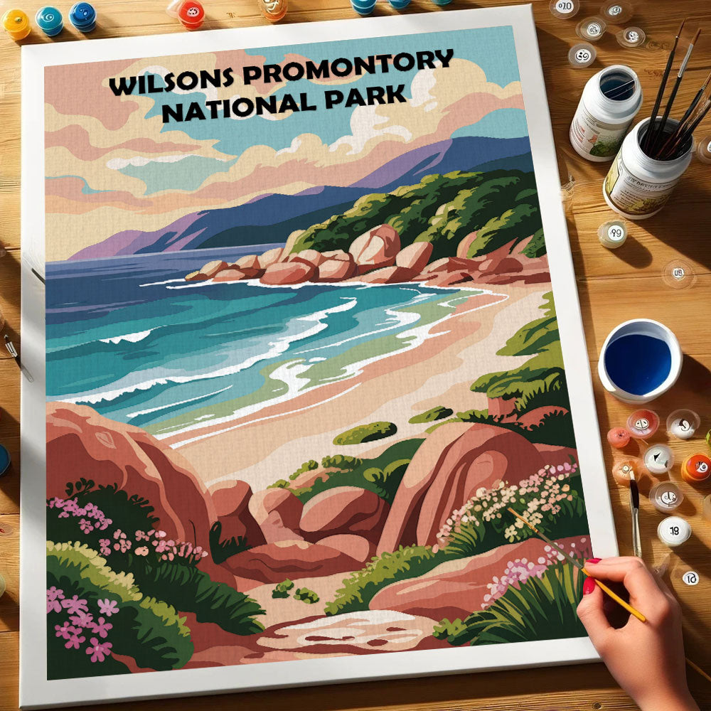 Wilsons Promontory AU National Park | Paint by Numbers Kit