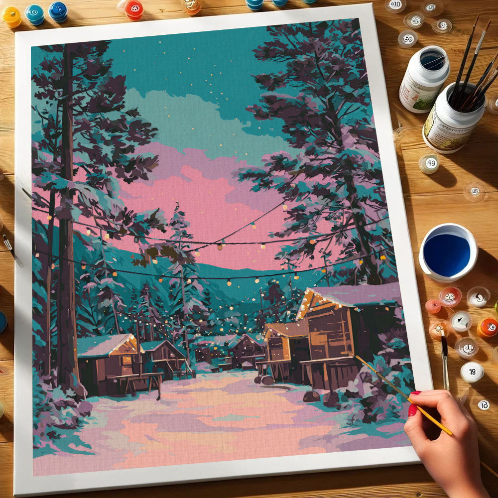 Winter Retreat | Paint by Numbers Kit