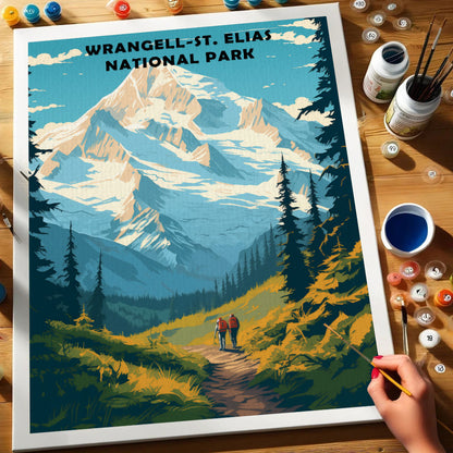 Wrangell-St. Elias National Park | Paint by Numbers Kit