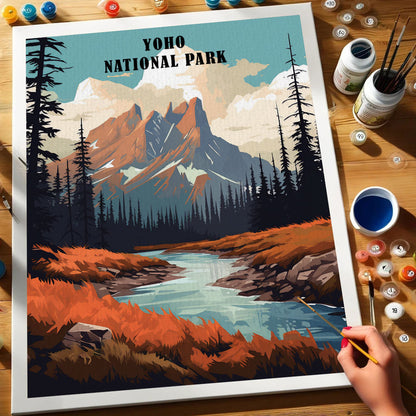 Yoho National Park | Paint by Numbers Kit