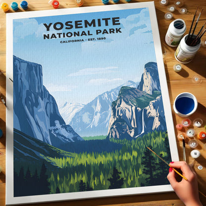 Yosemite National Park Heritage Edition | Paint by Numbers Kit