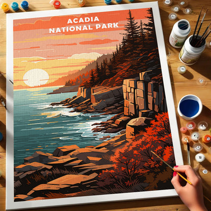 Acadia National Park | Paint by Numbers Kit