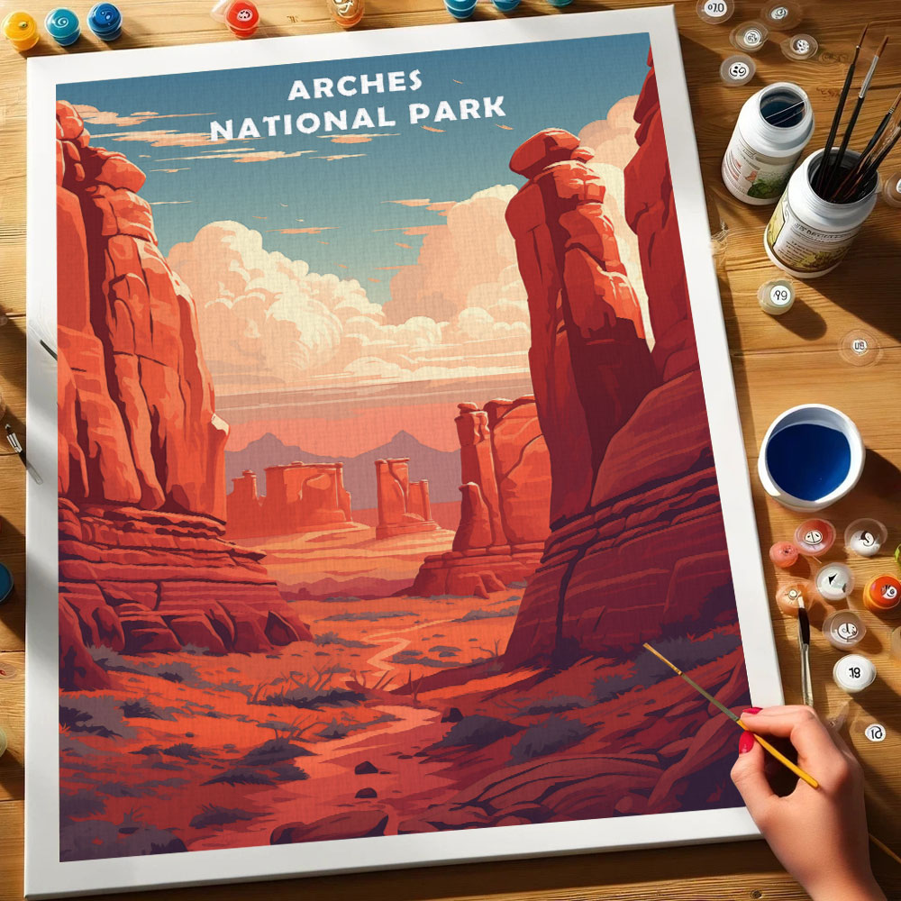 Arches National Park | Paint by Numbers Kit