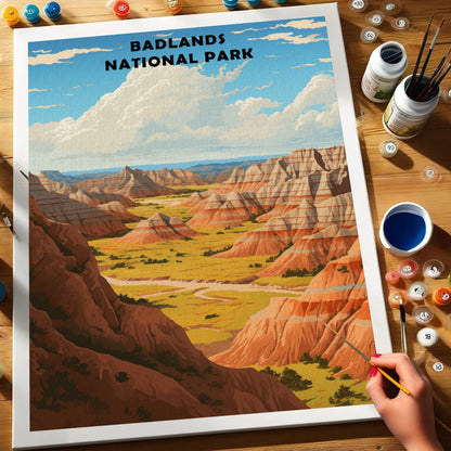 Badlands National Park | Paint by Numbers Kit