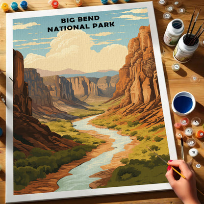 Big Bend National Park | Paint by Numbers Kit