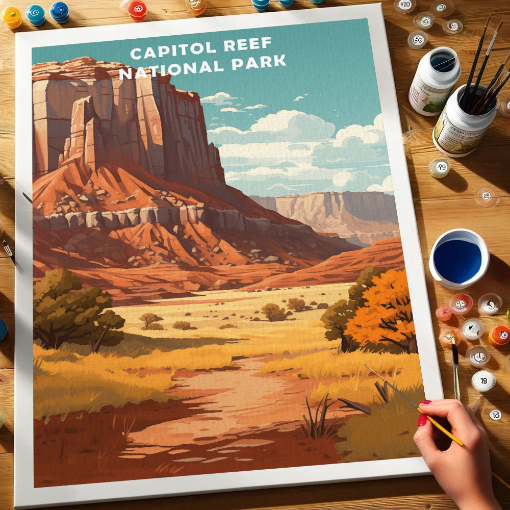 Capitol Reef National Park | Paint by Numbers Kit