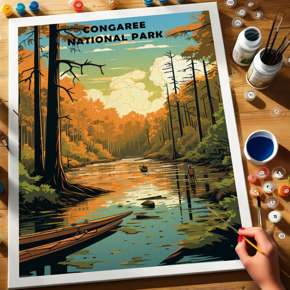 Congaree National Park | Paint by Numbers Kit