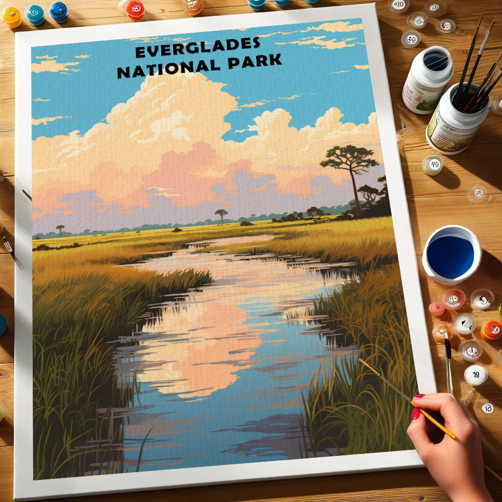 Everglades National Park | Paint by Numbers Kit