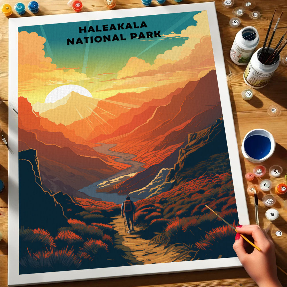 Haleakala National Park | Paint by Numbers Kit